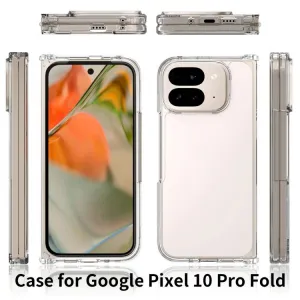 SHOCK Extra odolný kryt Google Pixel 10 Pro Fold priehľadný