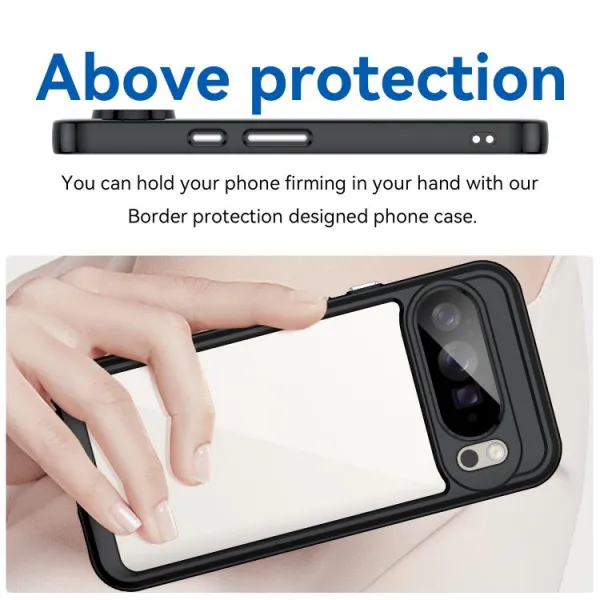 CRYSTAL Ochranný kryt pre Google Pixel 10 Pro XL čierny
