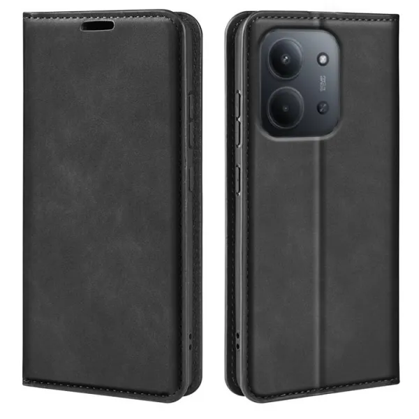 MAGNETIC Zaklápací kryt pre Xiaomi Redmi 15C / Redmi 15C 5G čierny