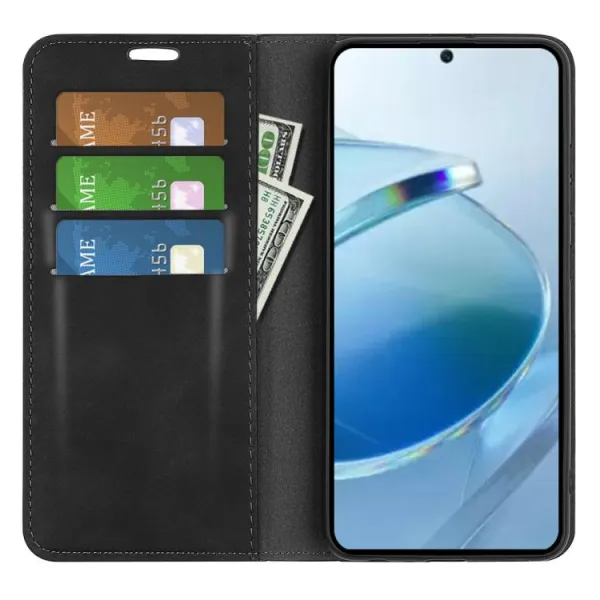 MAGNETIC Zaklápací kryt pre Xiaomi Redmi 15C / Redmi 15C 5G čierny