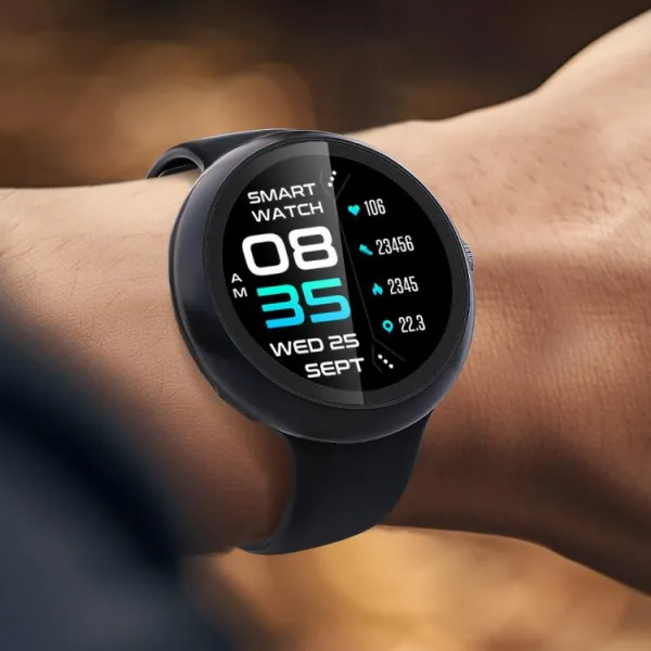 PC FULL COVER Plastový kryt so sklom pre Google Pixel Watch 4 45mm modrý
