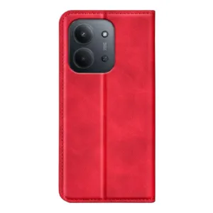 MAGNETIC Zaklápací kryt pre Xiaomi Redmi 15C / Redmi 15C 5G červený