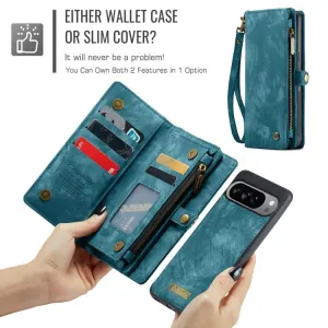 WALLET Ochranný kryt s peňaženkou 2v1 pre Google Pixel 10 Pro XL modrý