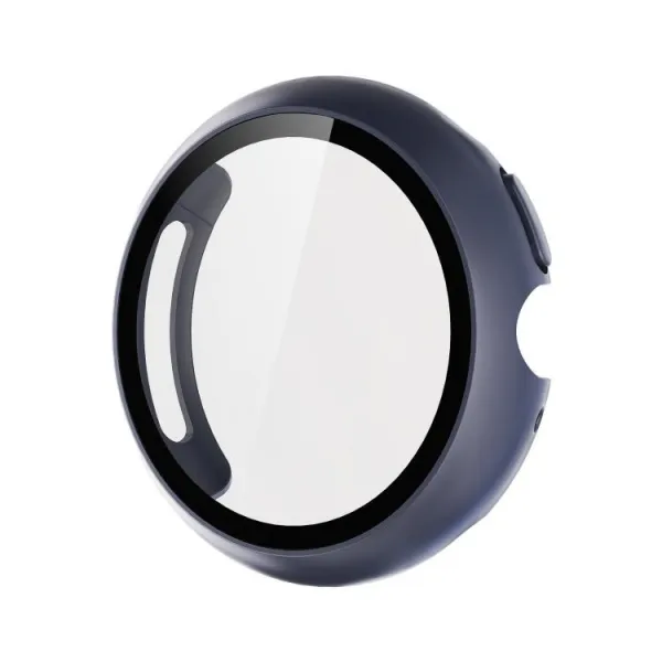 PC FULL COVER Plastový kryt so sklom pre Google Pixel Watch 4 45mm modrý