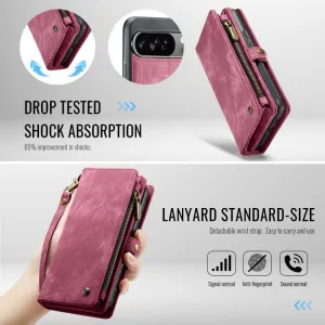 WALLET Ochranný kryt s peňaženkou 2v1 pre Google Pixel 10 Pro XL červený