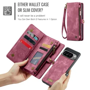WALLET Ochranný kryt s peňaženkou 2v1 pre Google Pixel 10 Pro XL červený