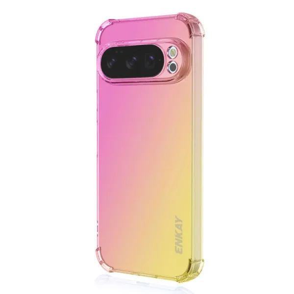 ENKAY GRADIENT Ochranný obal pre Google Pixel 10 / Google Pixel 10 Pro PINK GOLD