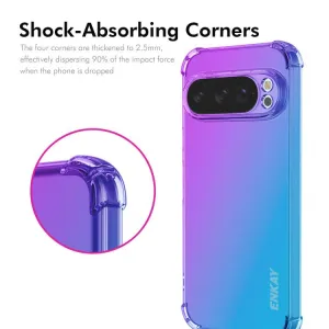 ENKAY GRADIENT Ochranný obal pre Google Pixel 10 / Google Pixel 10 Pro BLUE PINK