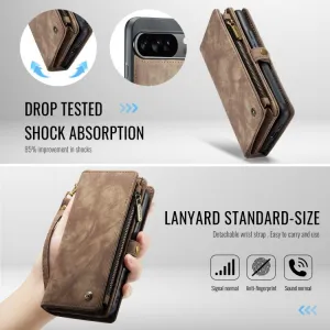 WALLET Ochranný kryt s peňaženkou 2v1 pre Google Pixel 10 Pro XL hnedý
