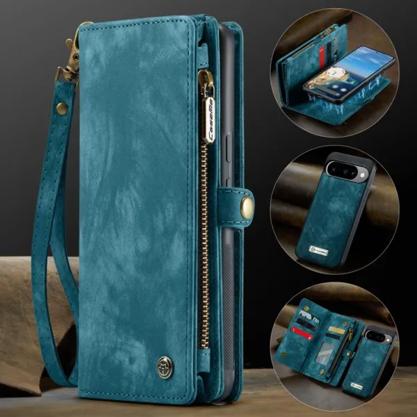 WALLET Ochranný kryt s peňaženkou 2v1 pre Google Pixel 10 / Google Pixel 10 Pro modrý