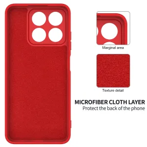 RUBBER Ochranný kryt pre ZTE Blade A35 červený