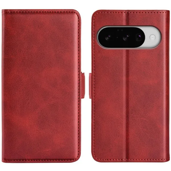 SIDE Peňaženkové puzdro pre Google Pixel 10 / Google Pixel 10 Pro červené