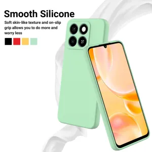 RUBBER Ochranný kryt pre ZTE Blade A35 zelený