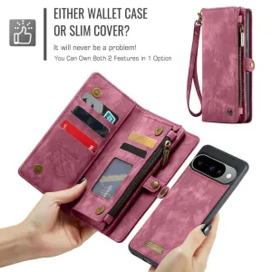 WALLET Ochranný kryt s peňaženkou 2v1 pre Google Pixel 10 / Google Pixel 10 Pro červený