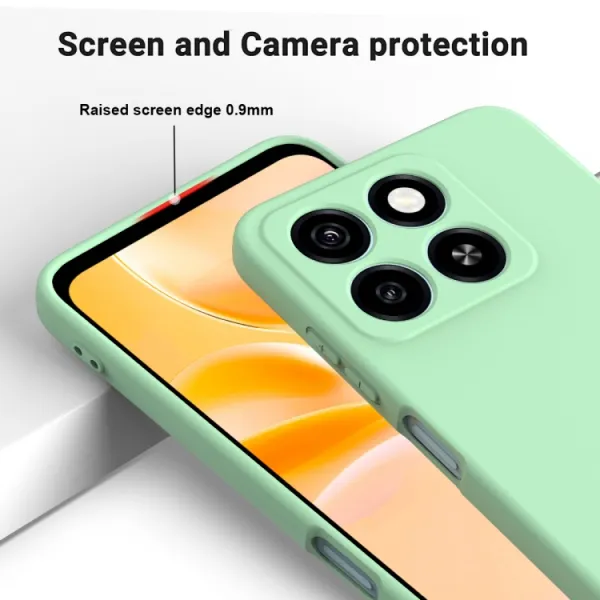 RUBBER Ochranný kryt pre ZTE Blade A35 zelený