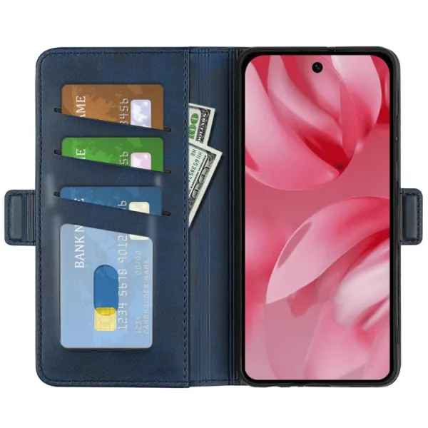 SIDE Peňaženkové puzdro pre Google Pixel 10 / Google Pixel 10 Pro modré