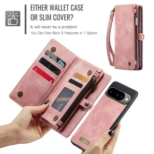 WALLET Ochranný kryt s peňaženkou 2v1 pre Google Pixel 10 / Google Pixel 10 Pro ružový