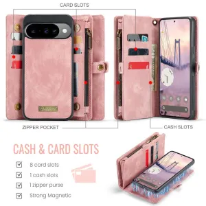 WALLET Ochranný kryt s peňaženkou 2v1 pre Google Pixel 10 / Google Pixel 10 Pro ružový