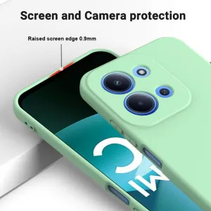 RUBBER Ochranný kryt pre Xiaomi Redmi 15C / Redmi 15C 5G zelený