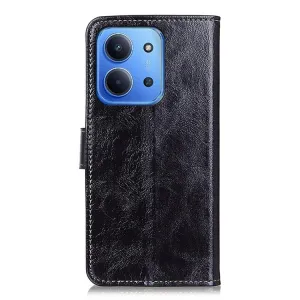 RETRO Peňaženkový obal Xiaomi Redmi 15C / Redmi 15C 5G čierny