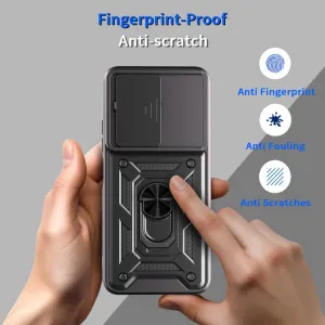 RING CAMERA Kryt s držiakom pre Xiaomi Redmi 15C / Redmi 15C 5G modrý