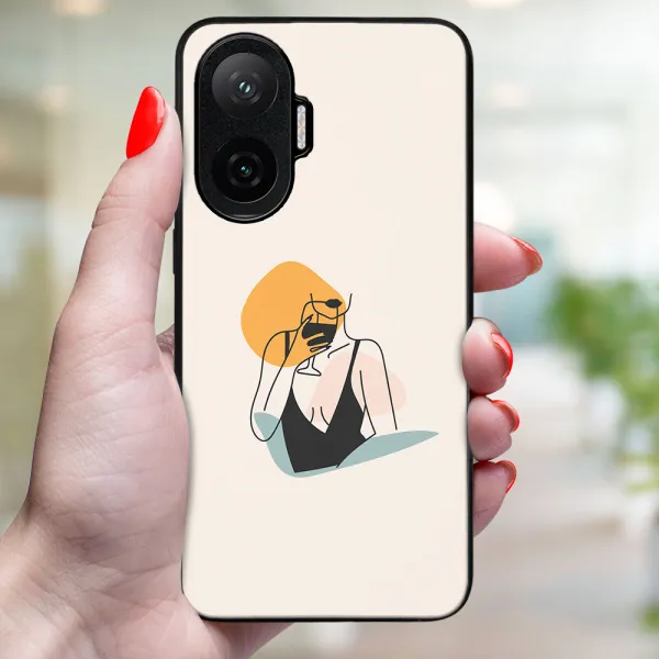 MY ART Ochranný kryt pre Xiaomi Poco F7 WOMAN (197)