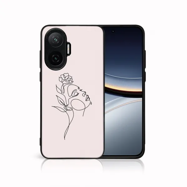 MY ART Ochranný kryt pre Xiaomi Poco F7 ROSE GIRL (198)