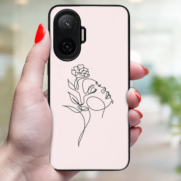 MY ART Ochranný kryt pre Xiaomi Poco F7 ROSE GIRL (198)