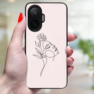 MY ART Ochranný kryt pre Xiaomi Poco F7 ROSE GIRL (198)