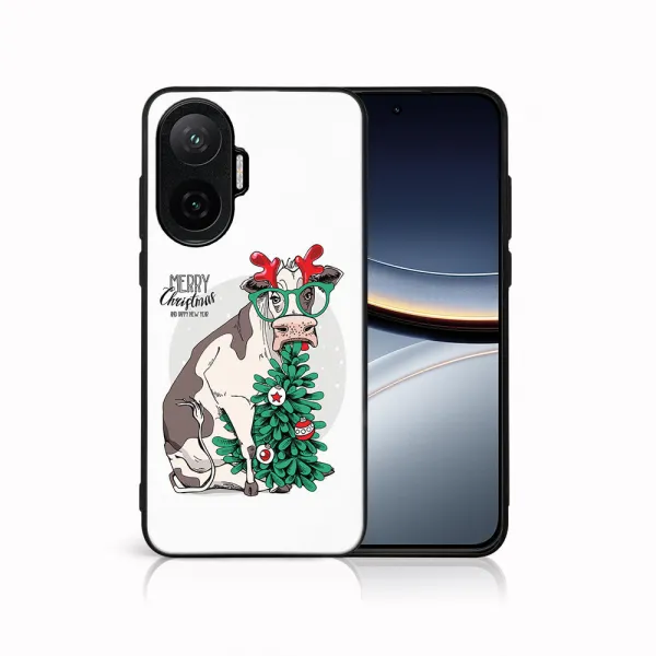 MY ART Kryt s vianočným dizajnom Xiaomi Poco F7 MERRY CHRISTMAS (074)
