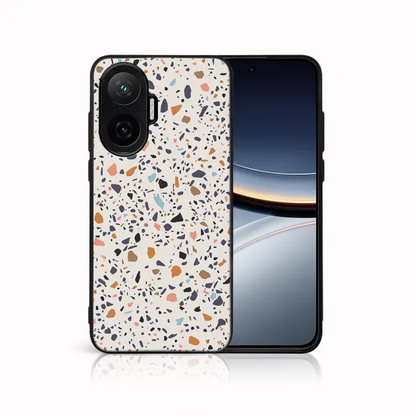 MY ART Ochranný kryt pre Xiaomi Poco F7 BEIGE TERRAZZO (162)