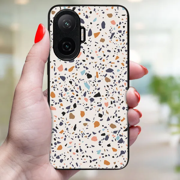 MY ART Ochranný kryt pre Xiaomi Poco F7 BEIGE TERRAZZO (162)