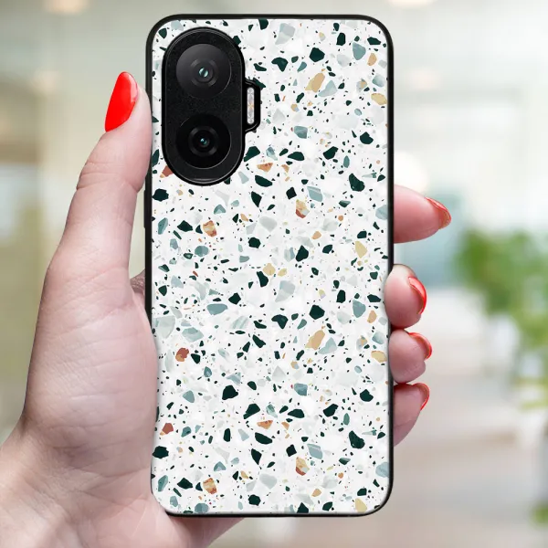 MY ART Ochranný kryt pre Xiaomi Poco F7 GREY TERRAZZO (163)