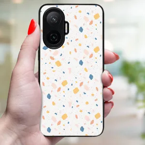 MY ART Ochranný kryt pre Xiaomi Poco F7 ORANGE TERRAZZO (165)