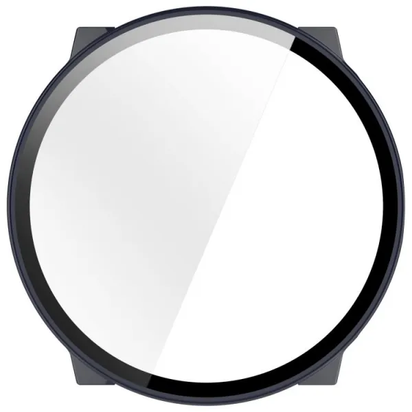 PC FULL COVER Plastový kryt so sklom pre Suunto Run modrý