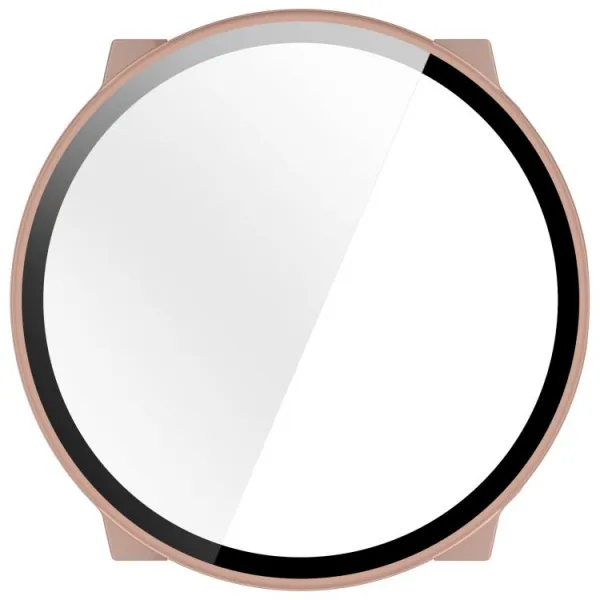 PC FULL COVER Plastový kryt so sklom pre Suunto Run ružový