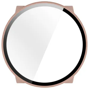 PC FULL COVER Plastový kryt so sklom pre Suunto Run ružový