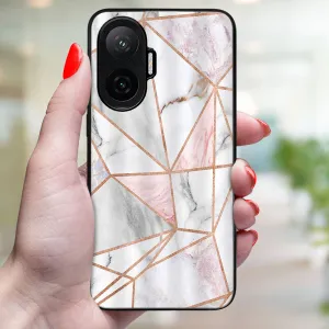 MY ART Ochranný kryt pre Xiaomi Poco F7 PINK MARBLE (143)