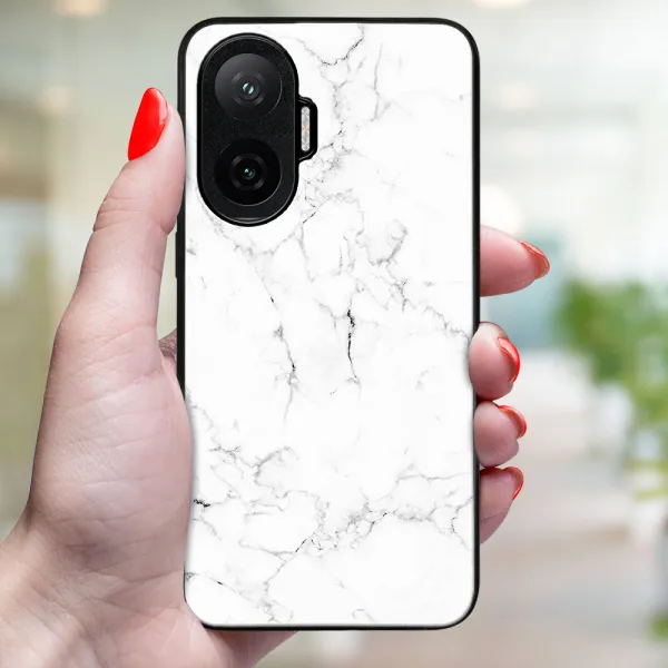 MY ART Ochranný kryt pre Xiaomi Poco F7 WHITE MARBLE (144)