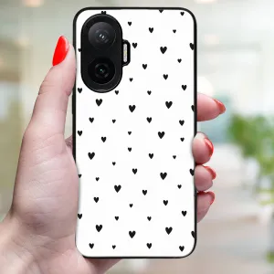 MY ART Ochranný kryt pre Xiaomi Poco F7 BLACK HEARTS (167)