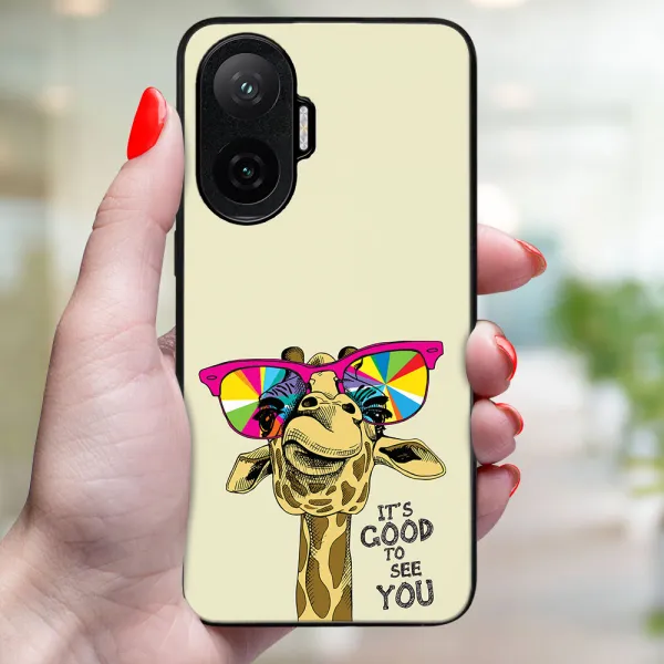MY ART Ochranný kryt pre Xiaomi Poco F7 GIRAFFE (180)