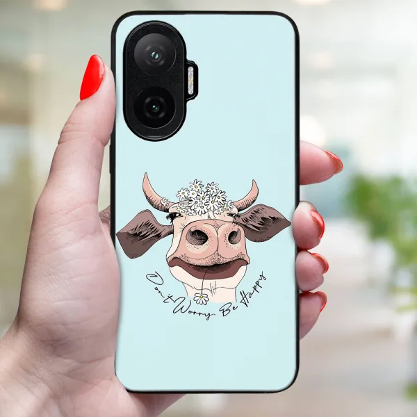 MY ART Ochranný kryt pre Xiaomi Poco F7 HAPPY COW (181)
