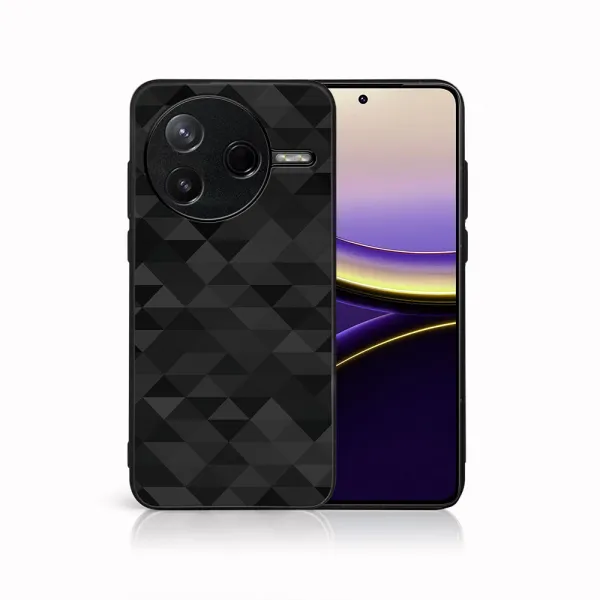 MY ART Ochranný kryt pre Xiaomi Poco F7 Pro BLACK TRIANGLES (232)
