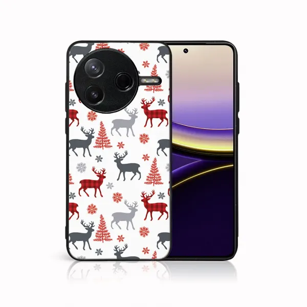 MY ART Kryt s vianočným dizajnom Xiaomi Poco F7 Pro DEER (068)