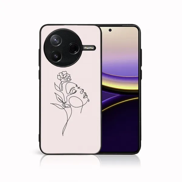 MY ART Ochranný kryt pre Xiaomi Poco F7 Pro ROSE GIRL (198)