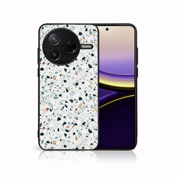 MY ART Ochranný kryt pre Xiaomi Poco F7 Pro GREY TERRAZZO (163)