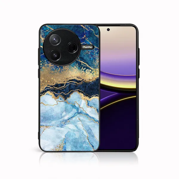 MY ART Ochranný kryt pre Xiaomi Poco F7 Pro BLUE MARBLE (141)