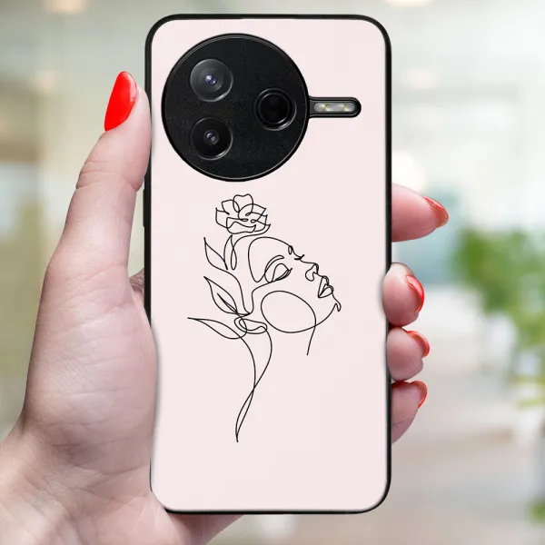 MY ART Ochranný kryt pre Xiaomi Poco F7 Pro ROSE GIRL (198)