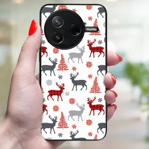 MY ART Kryt s vianočným dizajnom Xiaomi Poco F7 Pro DEER (068)