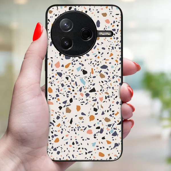 MY ART Ochranný kryt pre Xiaomi Poco F7 Pro BEIGE TERRAZZO (162)